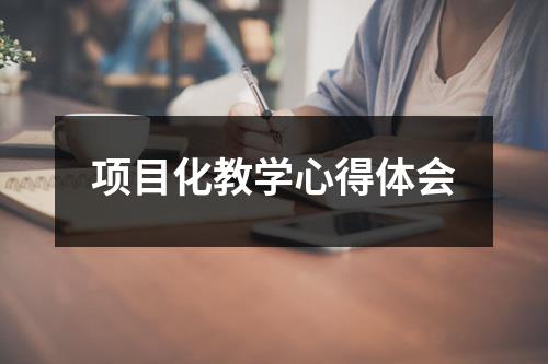 项目化教学心得体会